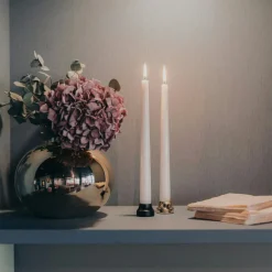 Piccolo No.2 Candlestick, Black