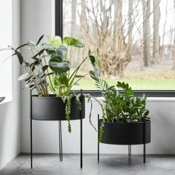 Pidestall Pot Ø15 cm, Black