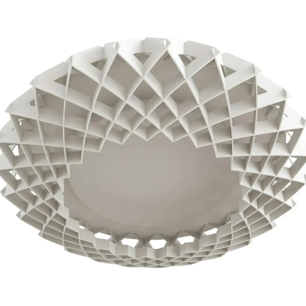 Pilke Signature 45 Flush Ceiling Light, Brown