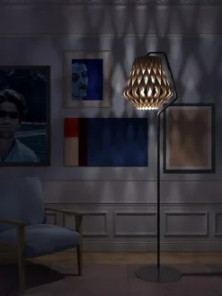 Pilke Signature PF28 Floor Lamp, Birch