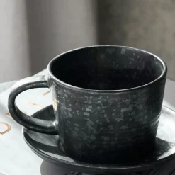 Pion Cup With Saucer 23 cl, Grey/White