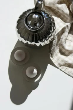 Pion Egg Cups 4-pack, Grey / White