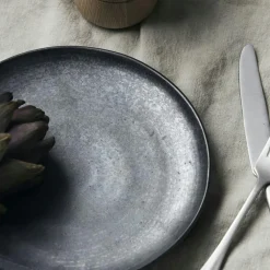 Pion Plate 21,5 cm, White / Grey