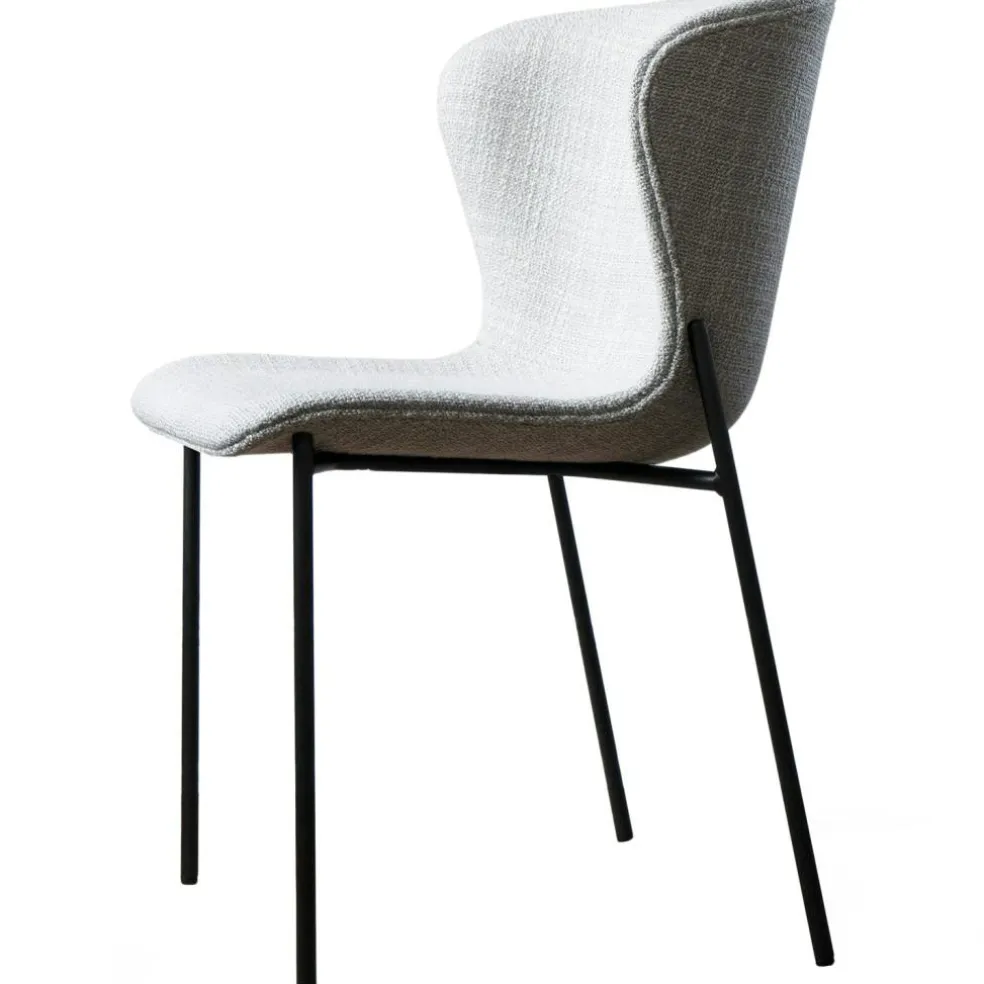 Pipe Chair, Beige Karakorum / Black Steel