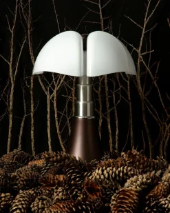 Pipistrello Medium Table Lamp, Dark Brown