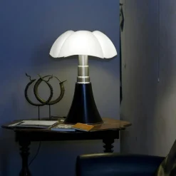 Pipistrello Medium Table Lamp, Dark Brown