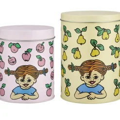 Pippi Fruits Tin Set 2-pack