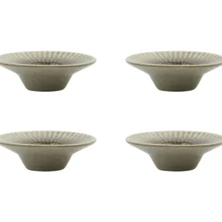 Pleat Egg Cup 4-pack, Grey Brown