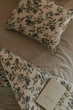 Plum Muslin Bed Set, 140x200 + 50x70 cm