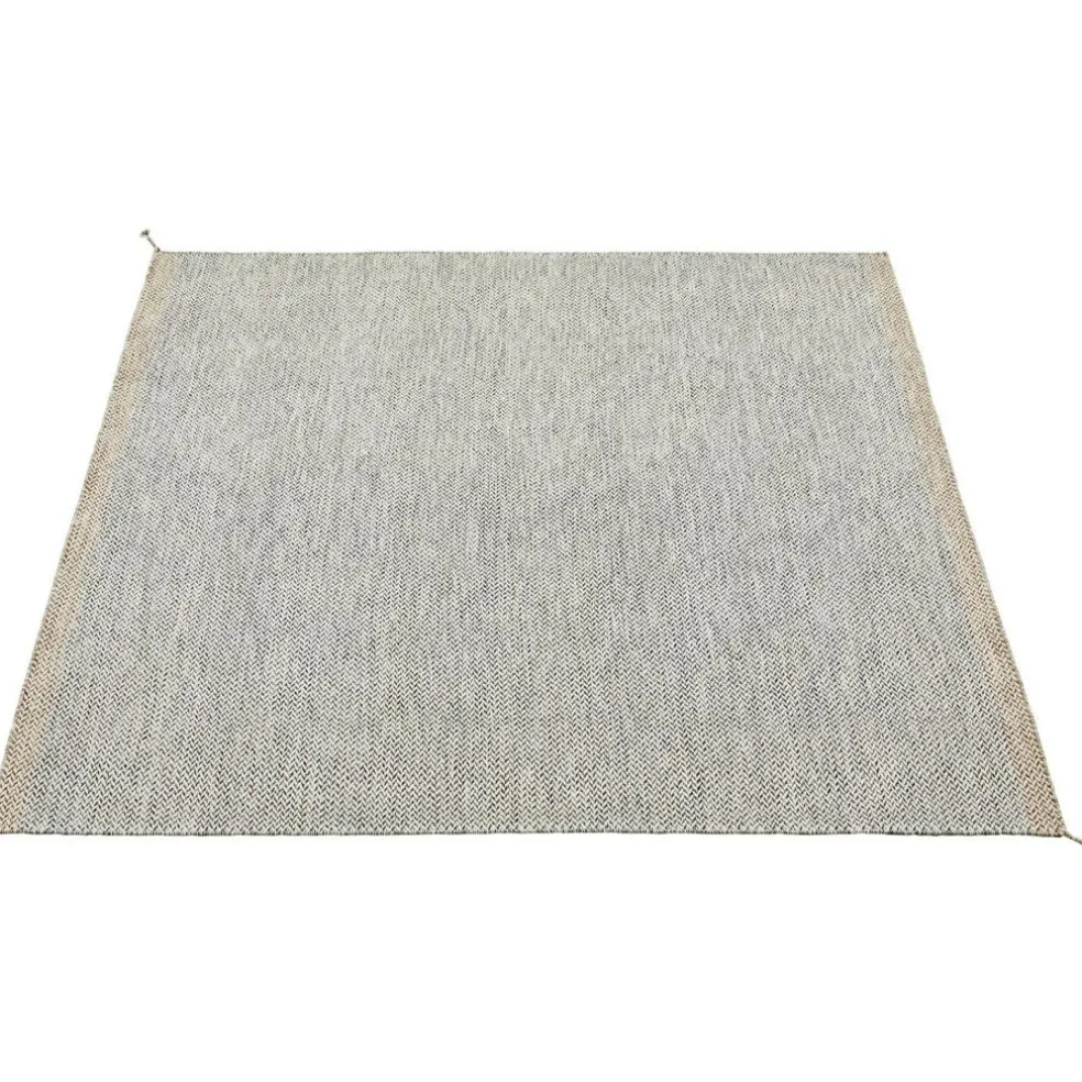 Ply Wool Rug 200x300 cm, Black / White