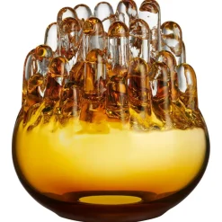 Polar Candle Holder 20 cm, Amber