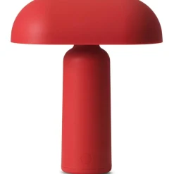 Porta Table Lamp Portable, Bright Red