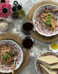 Positano Deep Plate 26 cm, Red