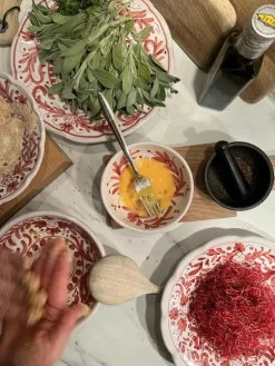 Positano Deep Plate 26 cm, Red