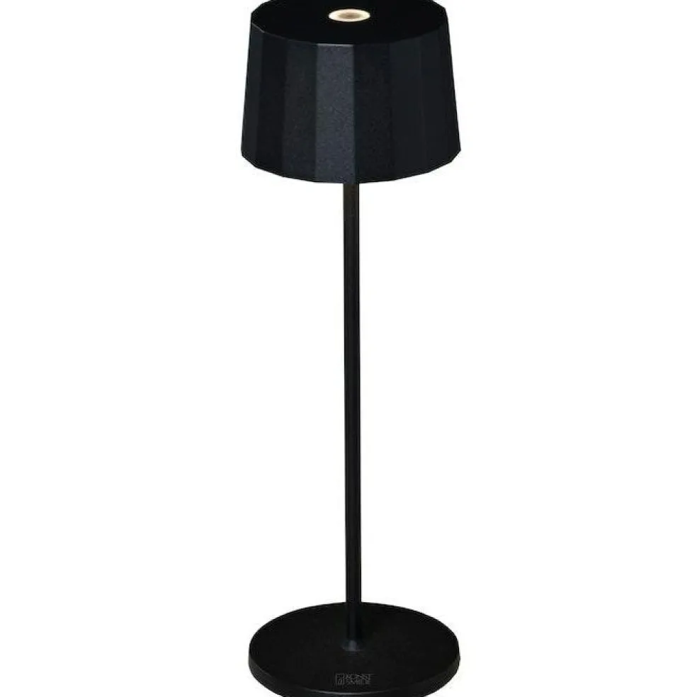 Positano Table Lamp Portable, Black