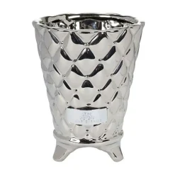 Precious Flower Pot Medium H 15 cm, Silver