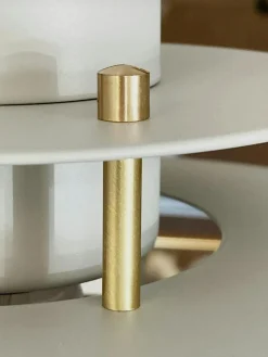 Primus IV Pendant 28 cm, Glossy White / Chrome