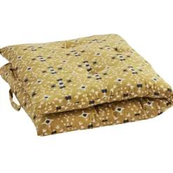 Printed cotton mattress Seat Cushion 60x100 cm, Ecru