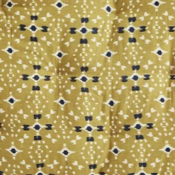 Printed cotton mattress Seat Cushion 60x100 cm, Ecru