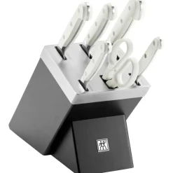 Pro Le Blanc Knife Block With Knives, 7 Pieces