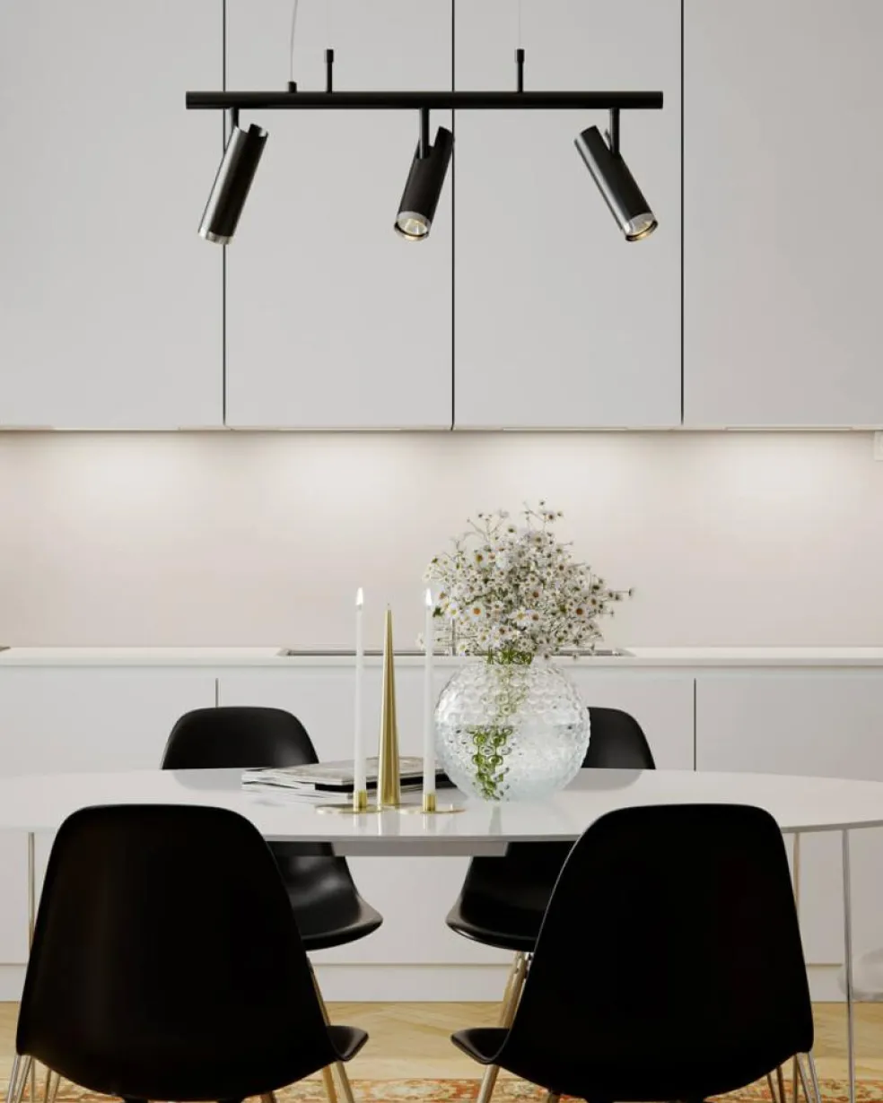 Puls Bar Pendant, Matte White