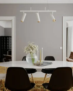 Puls Bar Pendant, Matte White