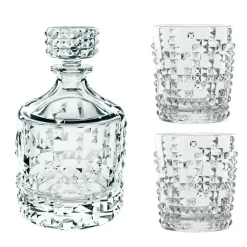 Punk Decanter & 2 Whisky Tumbler
