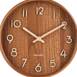 Pure Wall Clock S, Dark Lind