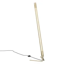 Radent Floor Lamp, Brass