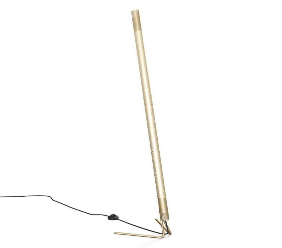 Radent Floor Lamp, Brass