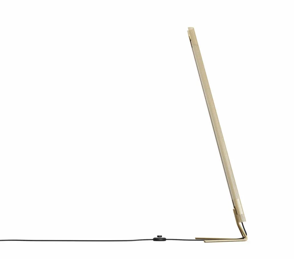 Radent Floor Lamp, Brass