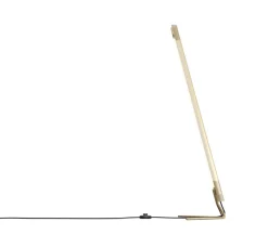 Radent Floor Lamp, Brass