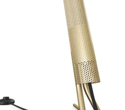 Radent Floor Lamp, Brass