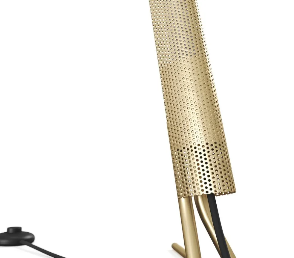 Radent Floor Lamp, Brass