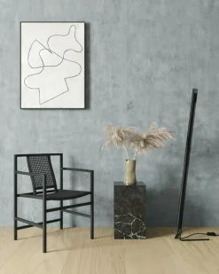 Radent Floor Lamp, Brass