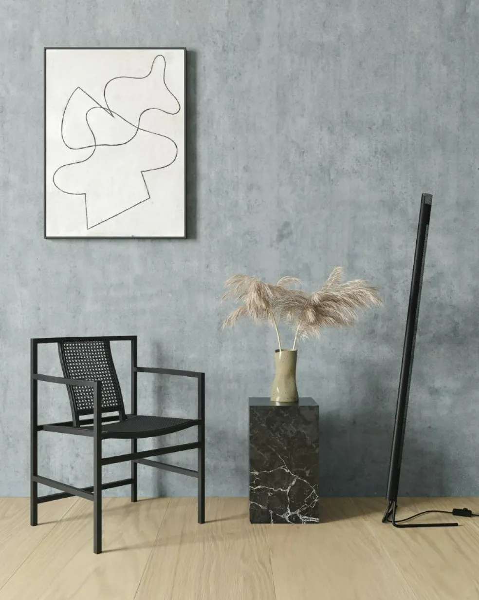 Radent Floor Lamp, Brass