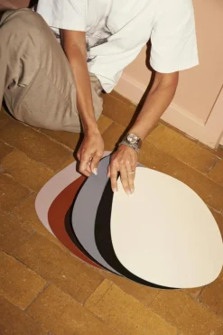 Raw Buffalo Placemat 6-pack, Dark Grey