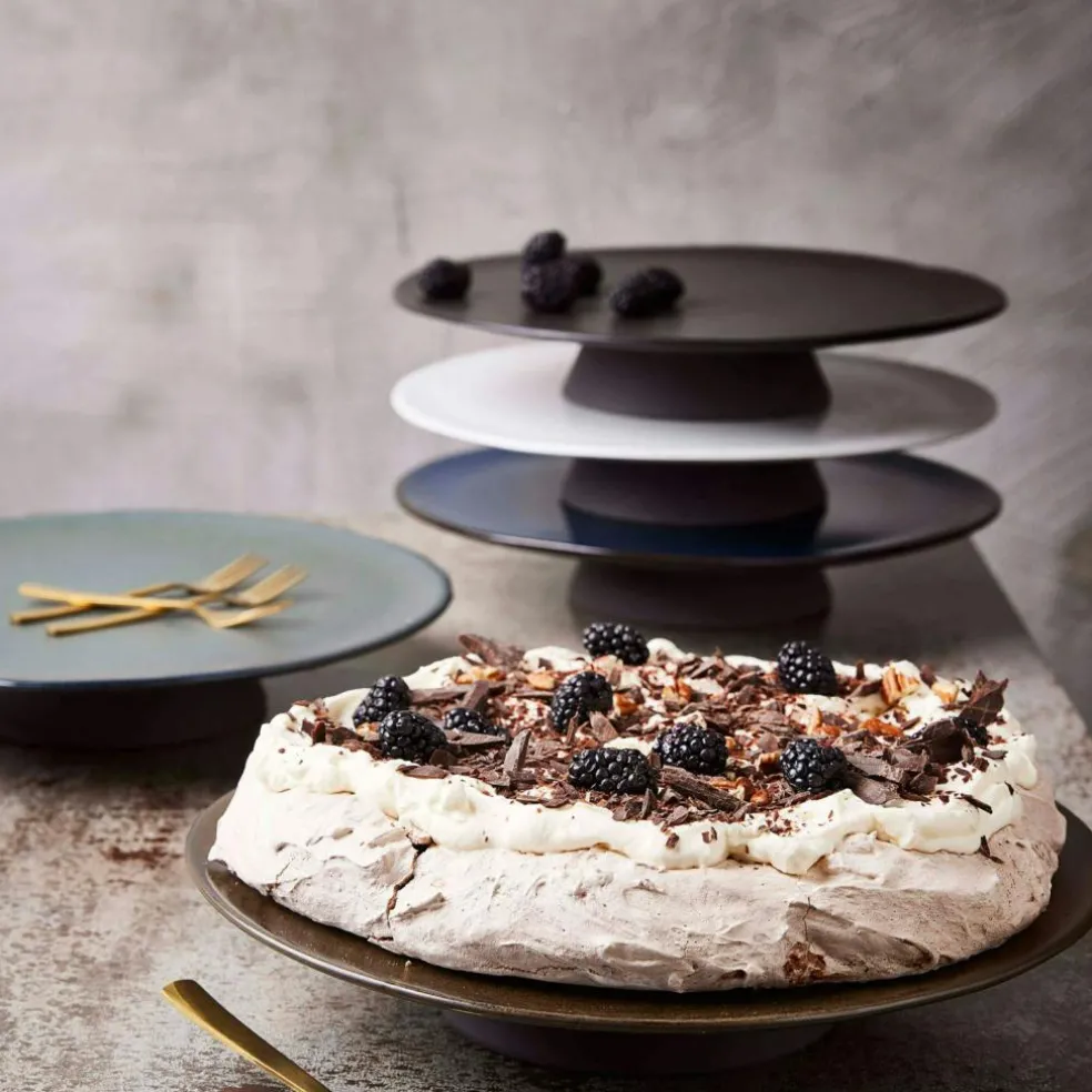 Raw Cake Plate 34 cm, Northern Green