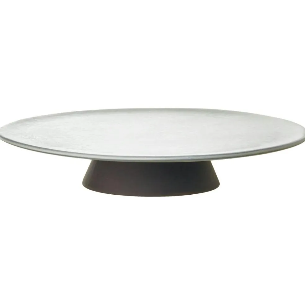 Raw Cake Plate 34 cm, Northern Green