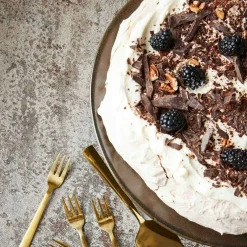 Raw Cake Plate 34 cm, Northern Green