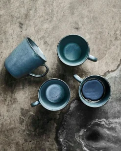 Raw Mugs 35 cl 4-pack, Northern Green