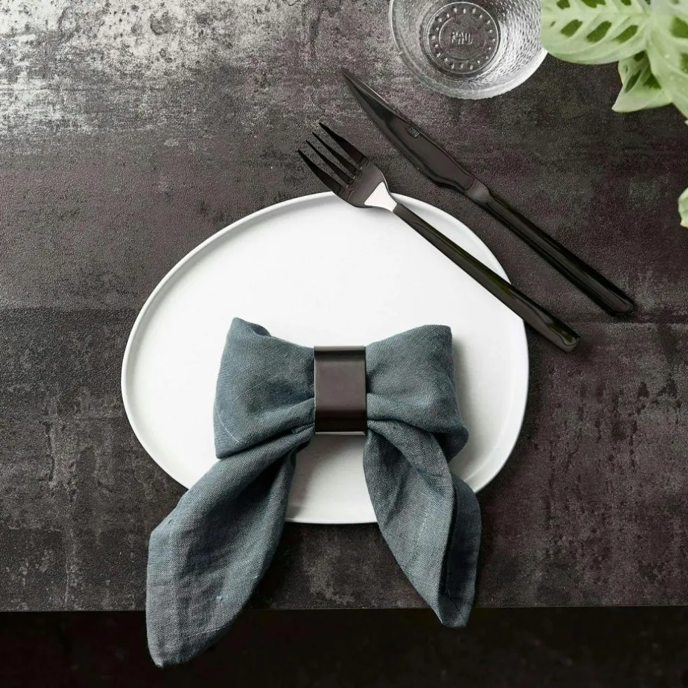 Raw Napkin Ring 4-pack, Gold