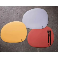 Raw Organic Placemat 33,5x41 cm, Red