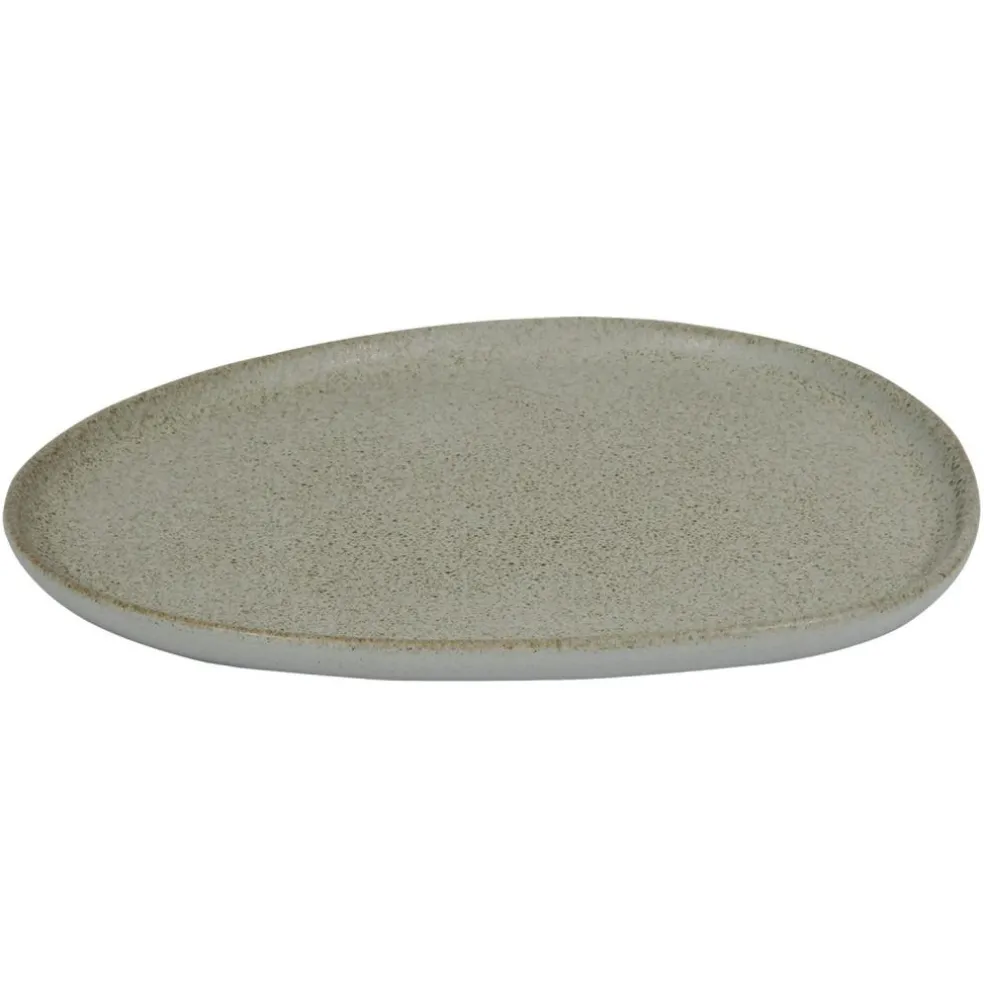 Raw Organic Plate 24 cm, Sandy Beige