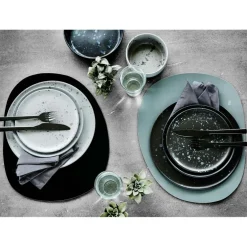 Raw Organic Table Mat 35x41 cm, Black
