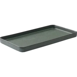 Raw Rectangular Dish, Northern Green