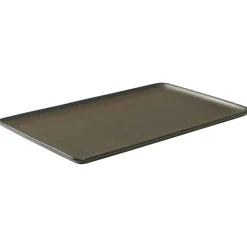 Raw Rectangular Plate 31,5x20 cm, Northern Green