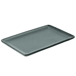 Raw Rectangular Plate 23,5x15 cm, Northern Green
