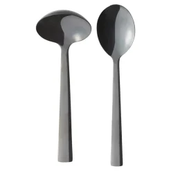 Raw Sauce Ladle & Serving Spoon, Black