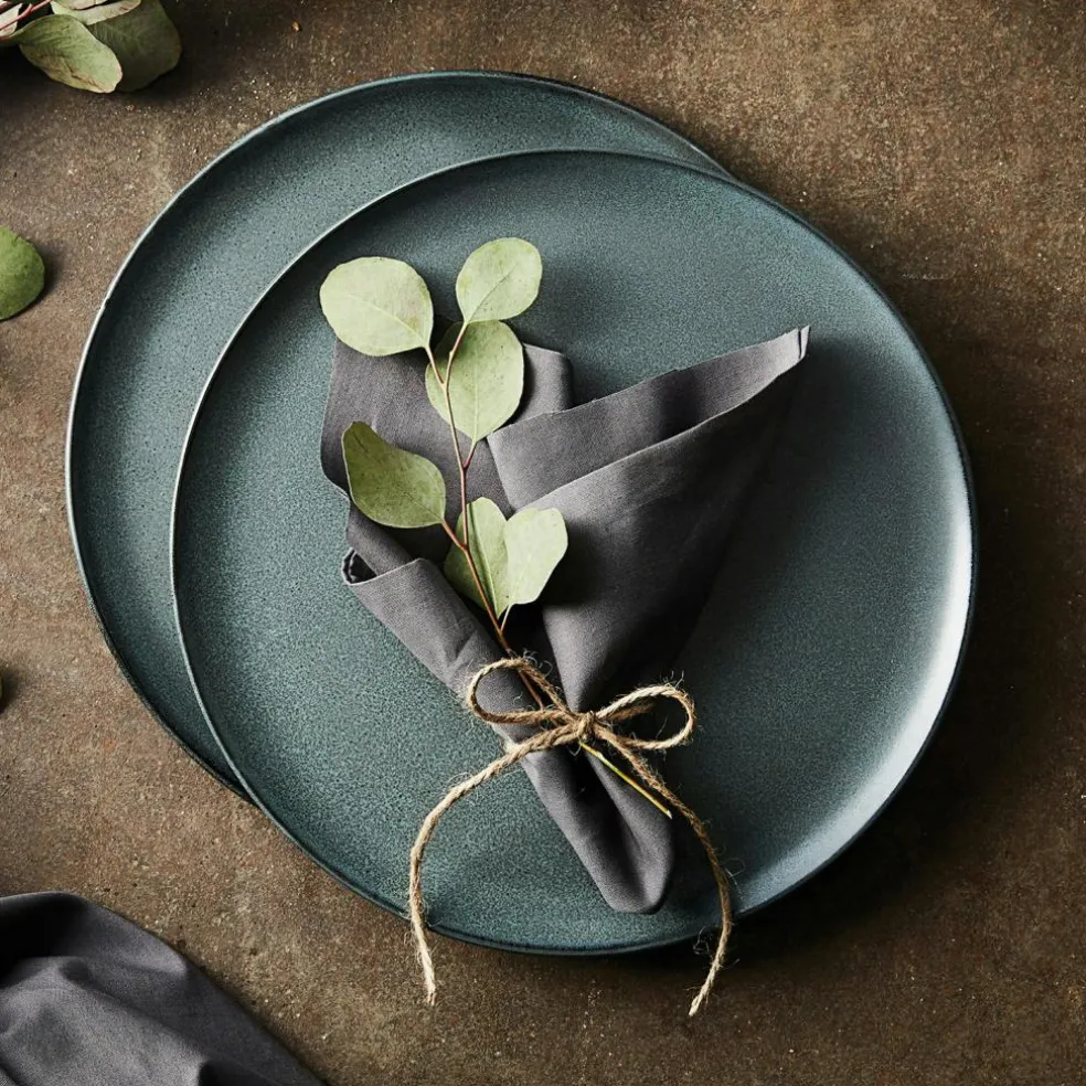 Raw Side Plate 20 cm, Midnight Blue